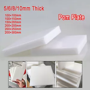 Hoja Pom placa de acetal copolímero blanco tablero de plástico duro | 5/6/8/10 mm de grosor - Imagen 1 de 6