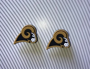 Los Angeles Rams Crocs Charms Jibbitz NFL Shoe Charms 2 Pieces  - Picture 1 of 1