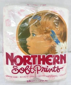 Northern Soft Prints Toilet Paper Rose Pink Color 4 Roll Pack Movie TV Prop - Picture 1 of 8