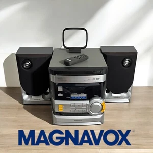 ✨Magnavox MAS-80 Mini impianto stereo Hi-Fi con 3 lettori CD ALTOPARLANTI e telecomando - Foto 1 di 10