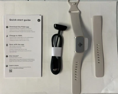 Fitbit Charge 5 Fitness - Slight Scratch - Lunar White - Image 1 of 4