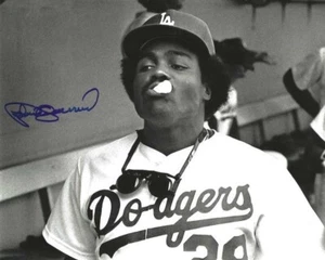 Signed 8x10 PEDRO GUERRERO Los Angeles Dodgers Autographed photo - COA - Picture 1 of 1