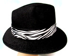 Costume Accessory Black Fedora Hat Blues Bothers Michael Jackson Gangster Hat