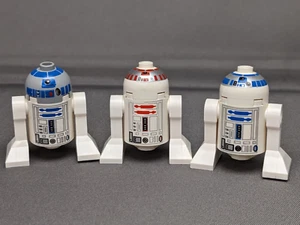 Lego Star Wars Minifigure Astromech Droid - R2-D2 - R5-D4 - LBG R2-D2 3 pack lot - Picture 1 of 5
