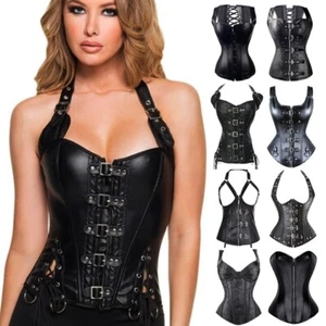 Women Bustier Basques Sexy Corset Tops Lingerie Burlesque Fancy Dress Costume UK - Picture 1 of 14