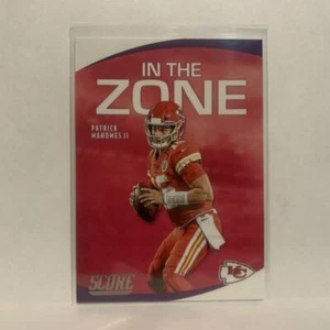 IZ-PM Patrick Mahomes II In The Zone Kansas City Chiefs 2020 Score Football Card - Picture 1 of 2