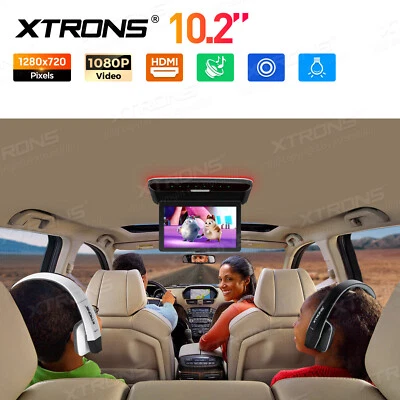 10.2" HD Screen Car Roof Overhead Monitor TV 1080P Video Player HDMI USB AV FM - Bild 1 von 4