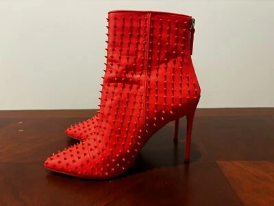 Botas Steve Madden Red Spike (ligeramente usadas) Foto 1 de 4