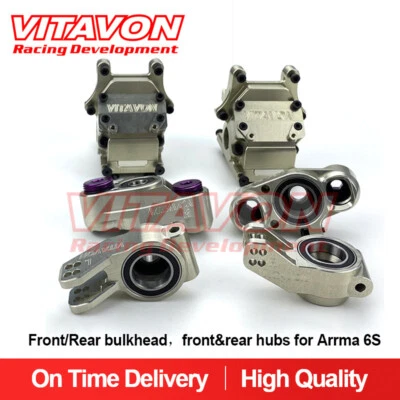 Vitavon Aluminum upgrade parts for Arrma 6S Typhon TLR titanium edtion  - Image 1 of 4