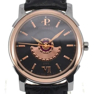 discount PERRELET Double rotor Limited to 555 pieces worldwide Men's O#134816 - Picture 1 of 8