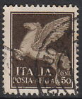 Stamp Italy Sc C013 1930 Airmail Aerea Wings Pegasus Spirit Flight Arrows Used