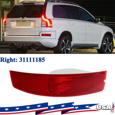 Right For Volvo XC90 2007-2014 Rear Bumper Brake Light Tail Light Passenger Side Foto 1 de 4