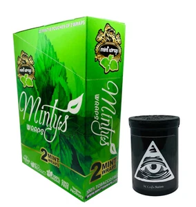 Minty's Organic Mint Wraps Box & Child Resistant Fresh Kettle - Picture 1 of 2