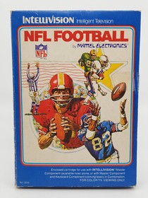 Intellivision Boxed Video Game Cartridge - NFL Football - Complete & Working