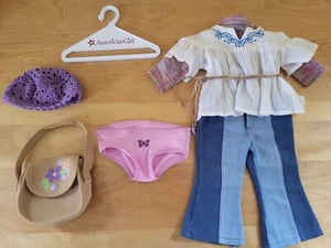 American Girl Doll JULIE Classic Meet Outfit & Accesories! Hat, Purse, Belt - Picture 1 of 6