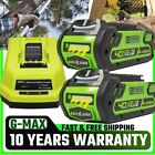 40V 6.0Ah For Greenworks G-MAX Lithium Battery 29472 29462 29252 20202or Charger