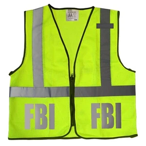 Chaleco de seguridad del FBI con diseño reflectante, chaleco de alta visibilidad - Imagen 1 de 4