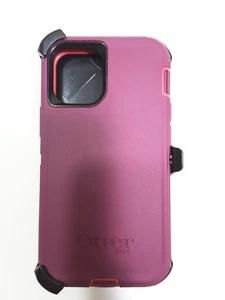 Otterbox Defender Series Case With Holster For iPhone 12 Mini - Berry Potion - Picture 1 of 14