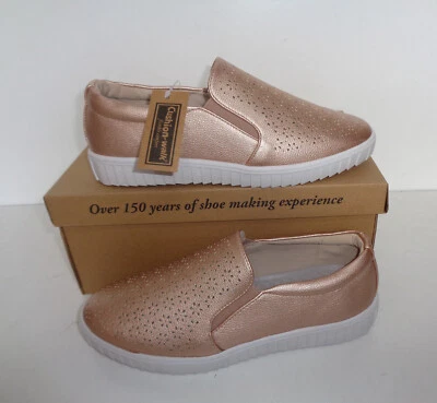Cushion Walk New Ladies Womens Slip On Flats Summer Shoes Trainers UK Sizes 4-8