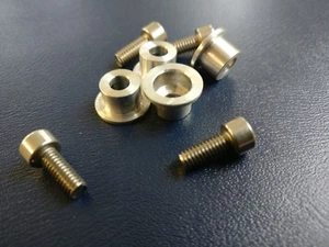 Honda CR250/125 1980/78/79 chain slider cup washer and screw Red Rocket Elsinore - Picture 1 of 4