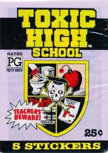 1991 Topps Toxic High School Trading Sticker Packs (2) - Picture 1 of 4
