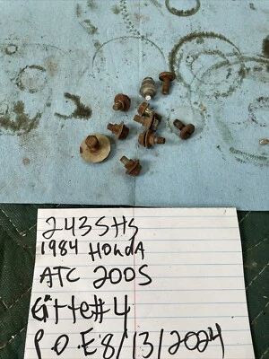 Honda Atc 200 S 1984 guardabarros trasero herrajes de montaje 243 Foto 1 de 4