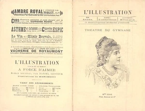 STAR Teatro Del Gymnase Madame JUDIC Foto BENQUE 1895 - Picture 1 of 2