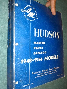 1948-1954 CATÁLOGO DE PIEZAS MAESTRAS HUDSON/¡LIBRO DE PIEZAS ORIGINALES!! 49 50 51 52 53+ - Imagen 1 de 10