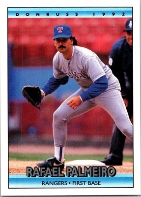 1992 Donruss #46b Rafael Palmeiro - Image 1 of 2