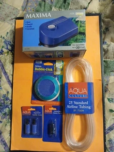 HAGEN A-805 AIR PUMP 2 VALUE Up To 75 Gal Aquarium 2.5 Psi FREE SHIPPING MAXIMA - Picture 1 of 7