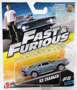 Hot Wheels Ice Charger Fast & Furious 8 Series - FCF58 NRFP Gray 1:55 - Picture 1 of 3