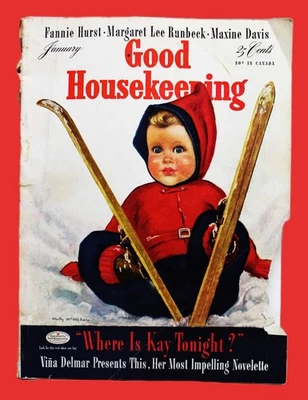 GOOD HOUSEKEEPING MAGAZINE JANUARY 1942 WWII WOMEN'S INTEREST HOMEMAKING - Image 1 of 4