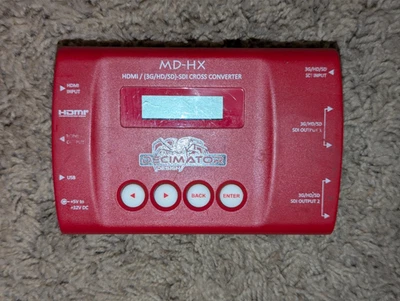 Convertidor cruzado Decimator MD-HX HDMI/SDI con escala usado Foto 1 de 4