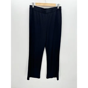 Exclusively Misook schwarze Acryl Stretch Gummibund Hose lockere Passform Damen S - Bild 1 von 6