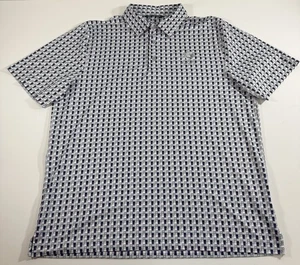 Cutter and Buck Men’s Polo Large Big Horn purple,And Gray stretch  - Picture 1 of 7