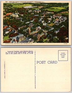 Postal con vista de avión de la Universidad de Princeton NJ - Imagen 1 de 1
