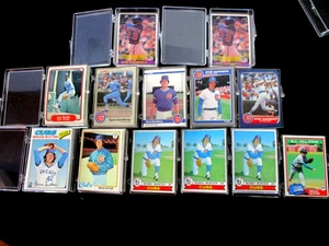 CHICAGO CUBSTEAM SET COLLECTION...13  SETS  FROM  70'S - 80's...SUTTER /RYNE RC - Picture 1 of 4