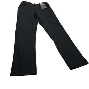 Union 32x30 schwarze Jeans Straight Fit Stretch Comfort Flex Twill Look Strickgefühl - Bild 1 von 19