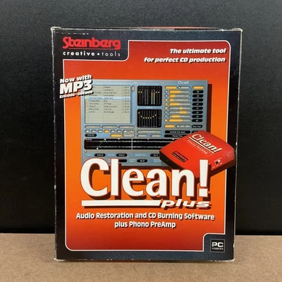 Steinberg Creative Tools Clean! Plus Audio Restoration & CD Burning Software - Image 1 of 4