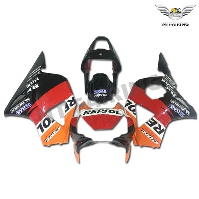 FK Fairing Fit for 2002 2003 Honda CBR 900RR 954RR Orange Repsol Bodywork m003 - Image 1 of 4