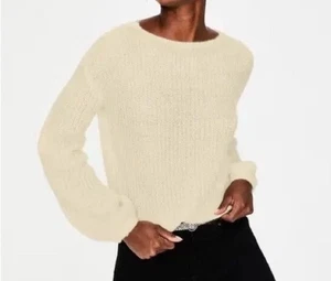 BODEN Francesca Pullover Mohair Mischung Ballonärmel S - Bild 1 von 15