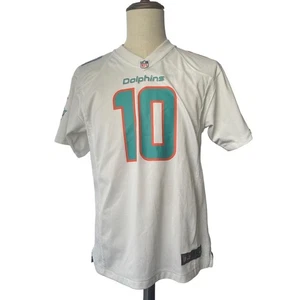Nike Hill Men’s Jersey Size XL White Sports NFL Miami Dolphins Short Sleeves - Picture 1 of 13