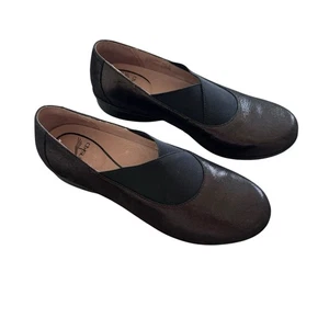 Dansko Damen Ann Slipper Gummizug Schuhe Halbschuhe Bronze Leder 41 / US 10,5-11 - Bild 1 von 6