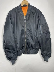 Alpha Industries Military Flyers Man Intermediate MA-1 Bomber Jacket Vintage XL - Picture 1 of 10
