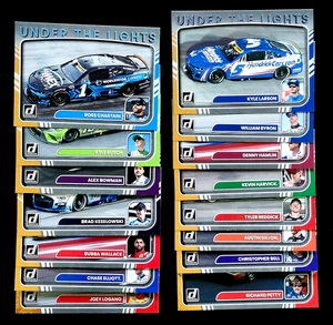 2023 Donruss Racing UNDER THE LIGHTS COMPLETE SET 1-15 Petty Harvick Hamlin ++++ - Picture 1 of 2