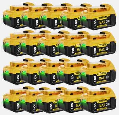 MARKENLOS Für DeWalt Akku 18V 12AH 8AH 5Ah XR DCB184 DCB182 DCB200-2 /Ladegerä