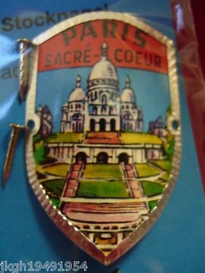 Paris Sacre-Coeur new badge stocknagel mount shield hiking medallion G9971 - Picture 1 of 1