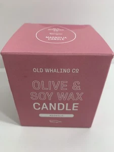 Old Whaling Co Magnolia Kerze Olivenöl Sojawachs 12 Unzen Glas Charleston - Bild 1 von 5