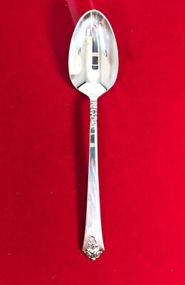 Castle Rose by Royal Cast Sterling Silver Teaspoon, 6" Long - Image 1 of 4