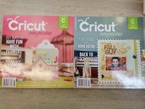 2 X CRICUT MAGAZINE 5TH ANNIVERSARY AUGUST SEPTEMBER 2011 SCRAPBOOK BACK SCHOOL - Picture 1 of 5